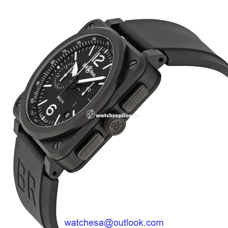 Bell & Ross Aviation BR0394-BL-CA back Bell & Ross Aviation BR0394-BL-CA back