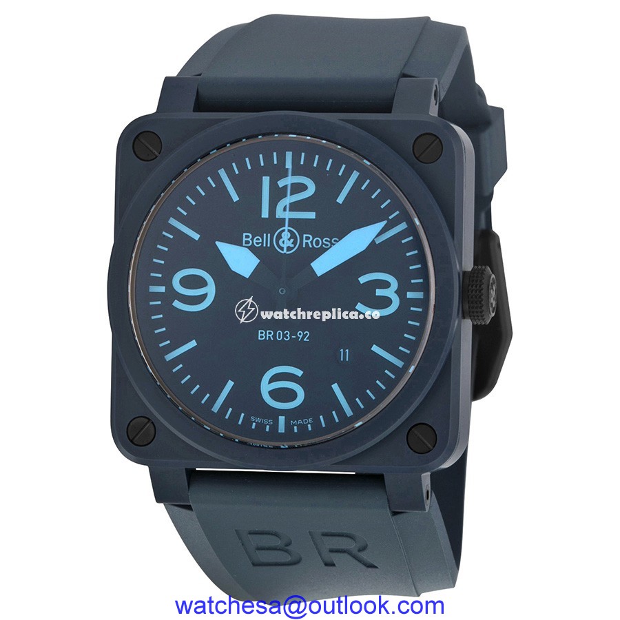 Bell & Ross Aviation BR0392-CERAM-BLUE Bell & Ross Aviation BR0392-CERAM-BLUE
