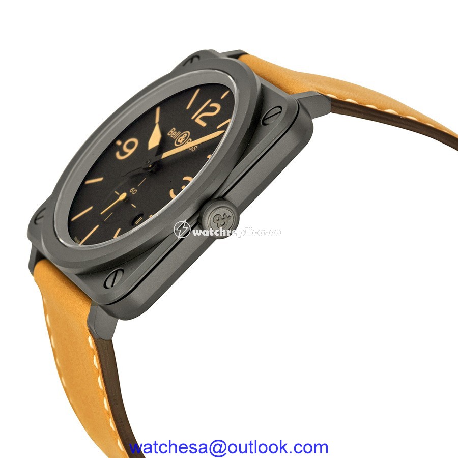 Bell & Ross Aviation BRS-HERI-CEM back Bell & Ross Aviation BRS-HERI-CEM back