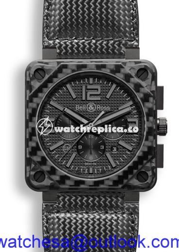 Bell & Ross BR 01 94 Carbon Fiber Phantom Chronograph BR0194CAFIBERPH Bell & Ross BR 01 94 Carbon Fiber Phantom Chronograph BR0194CAFIBERPH