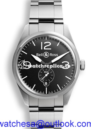 Bell & Ross BR 123 Original Black BRV123BLSTSST Bell & Ross BR 123 Original Black BRV123BLSTSST