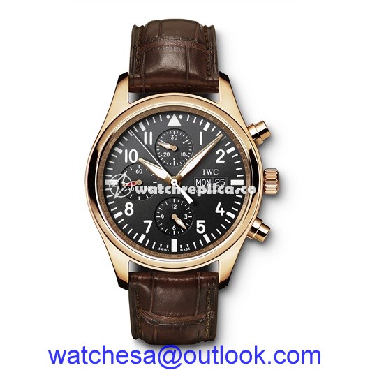 IWC Pilot's Watch Chronograph Gold IW3717-13 IWC Pilot's Watch Chronograph Gold IW3717-13
