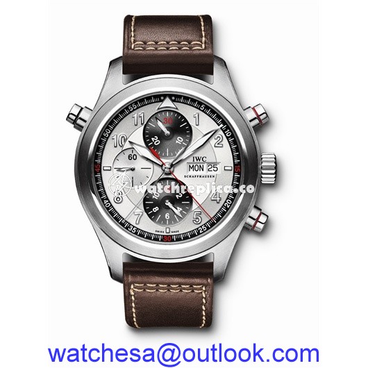 IWC Pilot's Watch Spitfire Double Chronograph IW3718-02 IWC Pilot's Watch Spitfire Double Chronograph IW3718-02