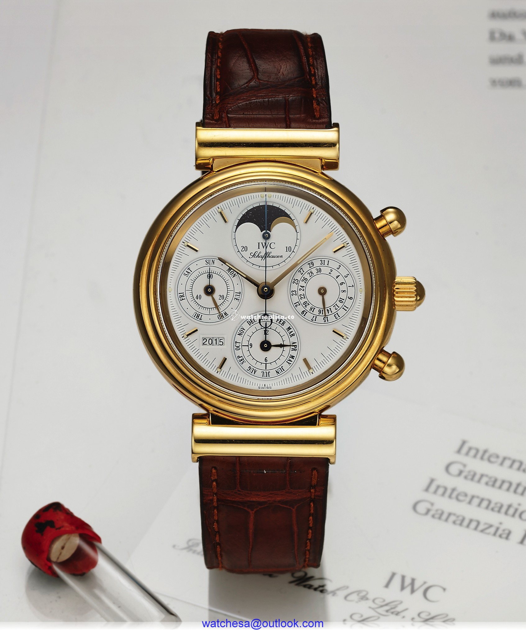IWC Da Vinci Perpetual Yellow Gold English IW3750-03 IWC Da Vinci Perpetual Yellow Gold English IW3750-03