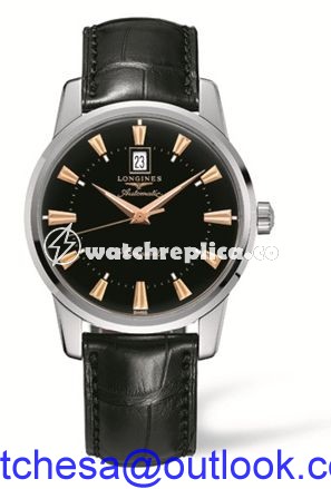 Longines Conquest Heritage 40mm Black Dial L1.645.4.52.4 Longines Conquest Heritage 40mm Black Dial L1.645.4.52.4