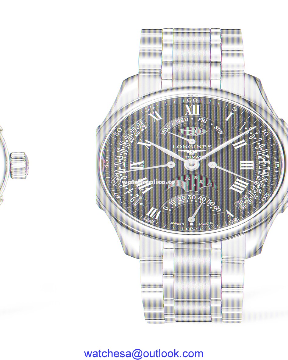 Longines Master Collection Retrograde Moonphase L2.739.4.51.6 Longines Master Collection Retrograde Moonphase L2.739.4.51.6