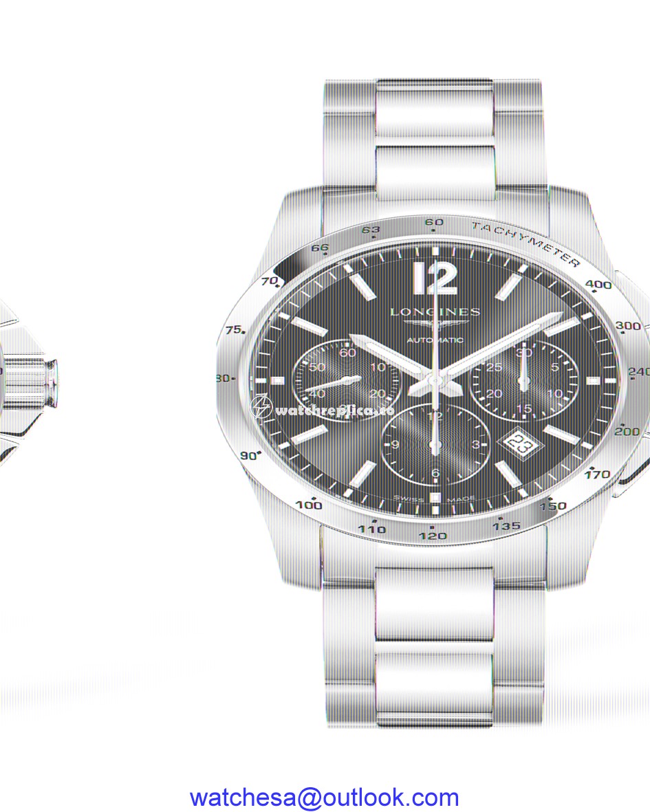 Longines Conquest Chronograph Automatic 41mm Black L2.743.4.56.6 Longines Conquest Chronograph Automatic 41mm Black L2.743.4.56.6