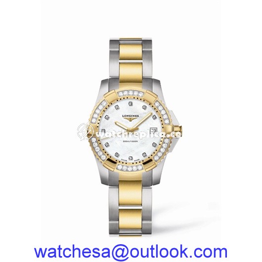 Longines Hydroconquest Quartz 29.5 Two Tone Diamond L3.247.3.97.7 Longines Hydroconquest Quartz 29.5 Two Tone Diamond L3.247.3.97.7
