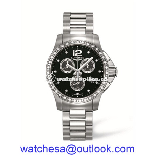 Longines Conquest Chronograph Quartz 35 L3.279.0.57.6 Longines Conquest Chronograph Quartz 35 L3.279.0.57.6