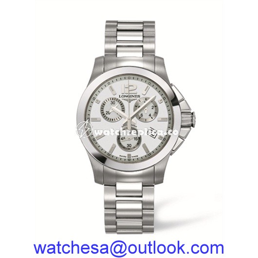 Longines Conquest Chronograph Quartz 35 L3.279.4.76.6 Longines Conquest Chronograph Quartz 35 L3.279.4.76.6