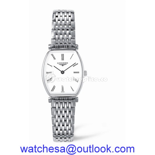 Longines La Grande Classique Tonneau 22 Stainless Steel L4.205.4.11.6 Longines La Grande Classique Tonneau 22 Stainless Steel L4.205.4.11.6