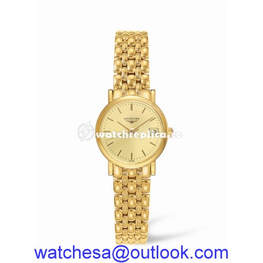 Longines Presence 23.5 Quartz Gold Matte Bracelet L4.277.6.32.6 Longines Presence 23.5 Quartz Gold Matte Bracelet L4.277.6.32.6