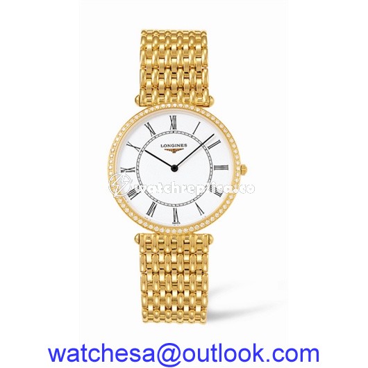 Longines La Grande Classique 33 Quartz Gold Diamond L4.691.7.11.6 Longines La Grande Classique 33 Quartz Gold Diamond L4.691.7.11.6