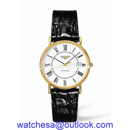 Longines Presence 34.5 Automatic Yellow Roman L4.721.2.11.2 Longines Presence 34.5 Automatic Yellow Roman L4.721.2.11.2