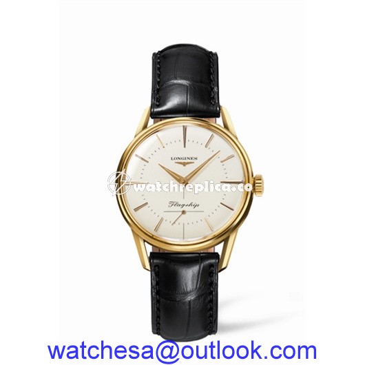 Longines Flagship Heritage Yellow Gold L4.746.6.72.0 Longines Flagship Heritage Yellow Gold L4.746.6.72.0