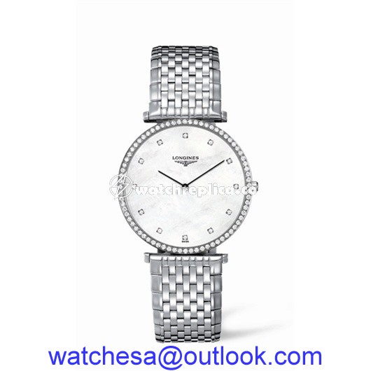 Longines La Grande Classique 37 Quartz Diamond Bezel MOP L4.770.0.80.6 Longines La Grande Classique 37 Quartz Diamond Bezel MOP L4.770.0.80.6