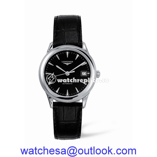 Longines Flagship 35.6 Automatic Stainless Steel Black L4.774.4.52.2 Longines Flagship 35.6 Automatic Stainless Steel Black L4.774.4.52.2