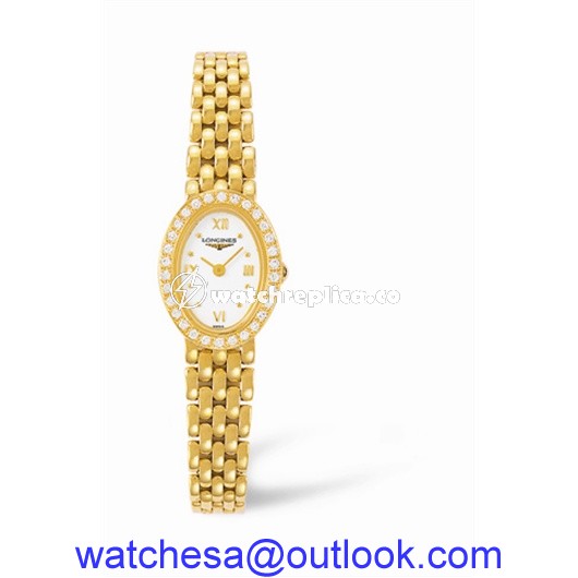 Longines Prestige Gold 15 Oval Diamond L6.110.7.15.6 Longines Prestige Gold 15 Oval Diamond L6.110.7.15.6