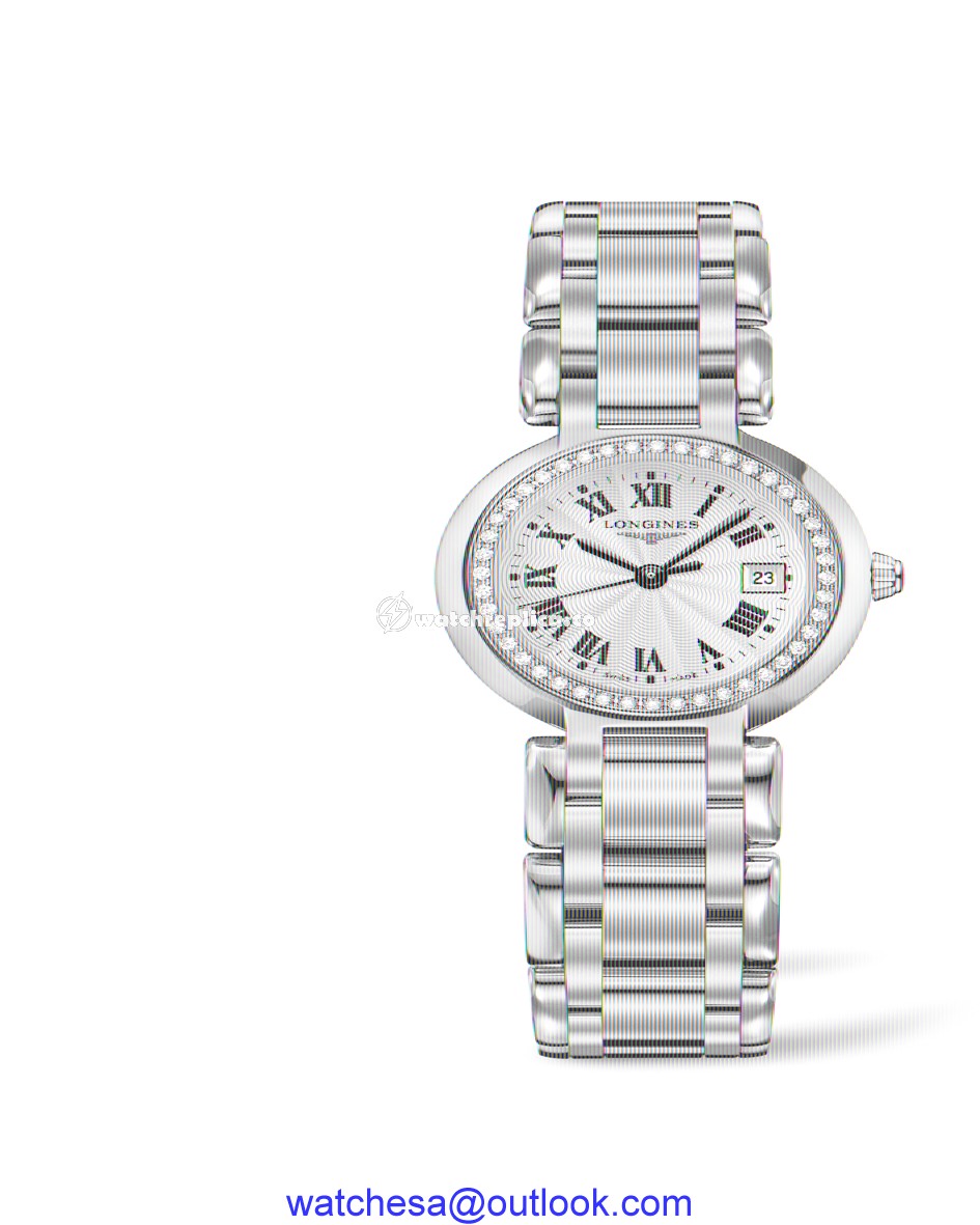 Longines PrimaLuna Quartz 26.5 Two Tone Pink Diamond L8.110.5.79.6 Longines PrimaLuna Quartz 26.5 Two Tone Pink Diamond L8.110.5.79.6