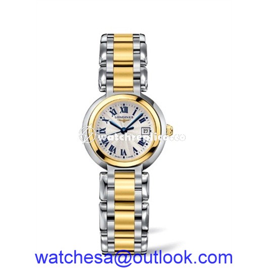 Longines PrimaLuna Quartz 26.5 Two Tone L8.110.5.91.6 Longines PrimaLuna Quartz 26.5 Two Tone L8.110.5.91.6