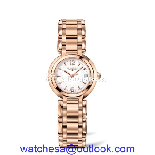 Longines PrimaLuna Quartz 26.5 Pink Gold Arabic L8.110.8.16.6 Longines PrimaLuna Quartz 26.5 Pink Gold Arabic L8.110.8.16.6