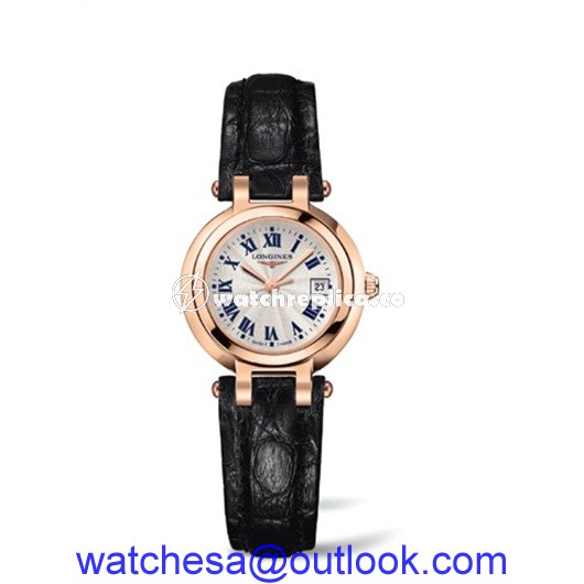 Longines PrimaLuna Quartz 26.5 Pink Gold Leather L8.110.8.78.2 Longines PrimaLuna Quartz 26.5 Pink Gold Leather L8.110.8.78.2