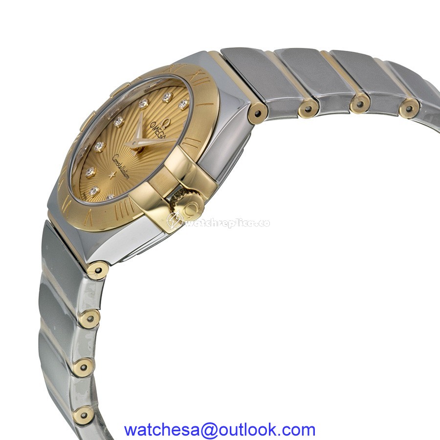 Omega Omega Constellation 123.20.27.60.58.002 back Omega Omega Constellation 123.20.27.60.58.002 back