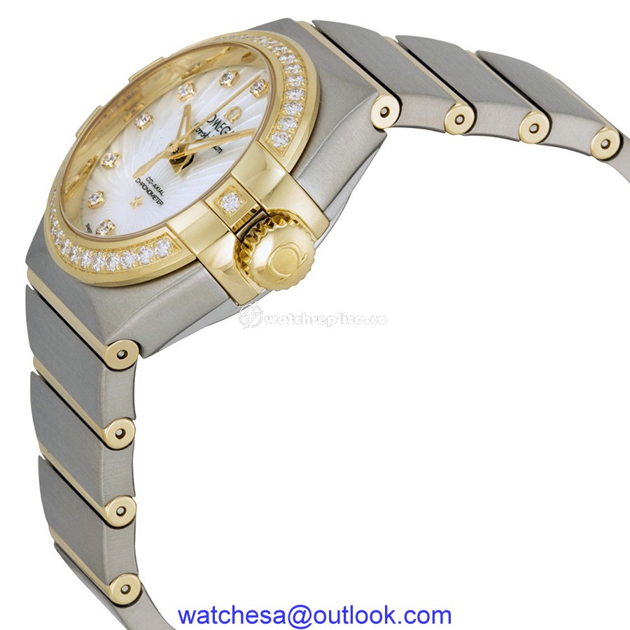 Omega Constellation 12325272055002 back Omega Constellation 12325272055002 back