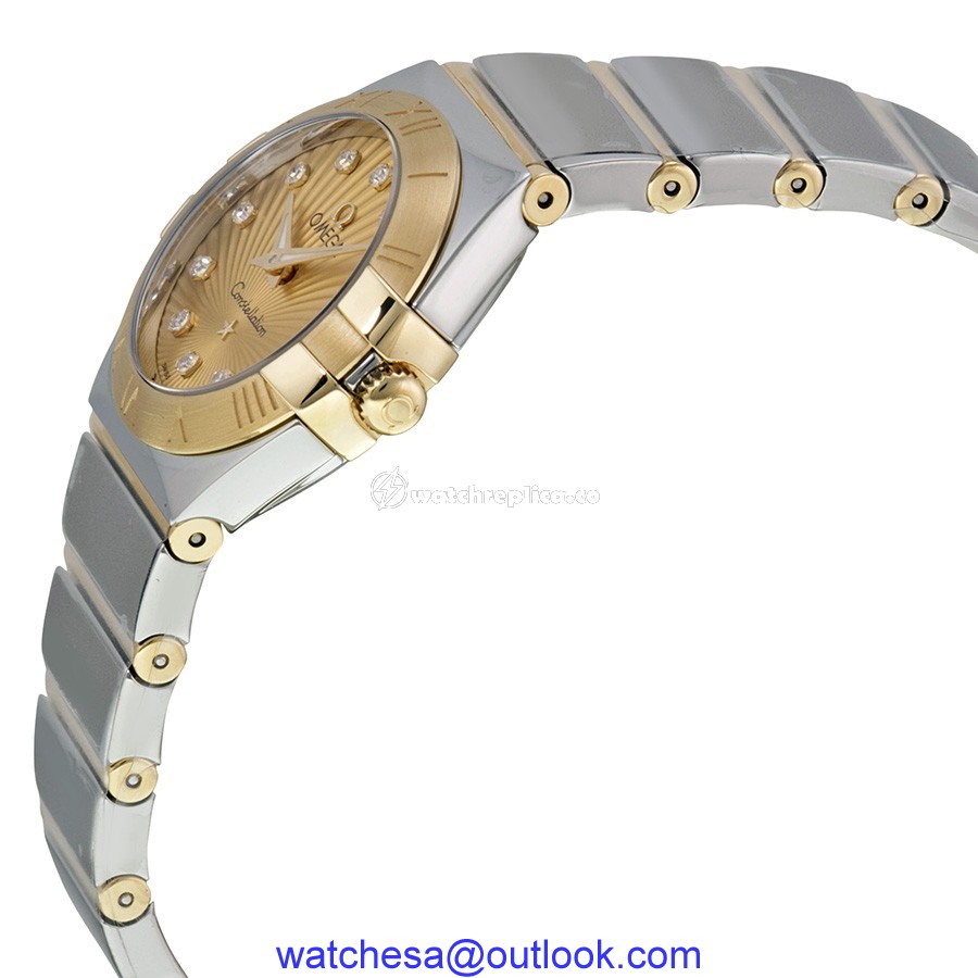 Omega Constellation 12320246058002 back Omega Constellation 12320246058002 back