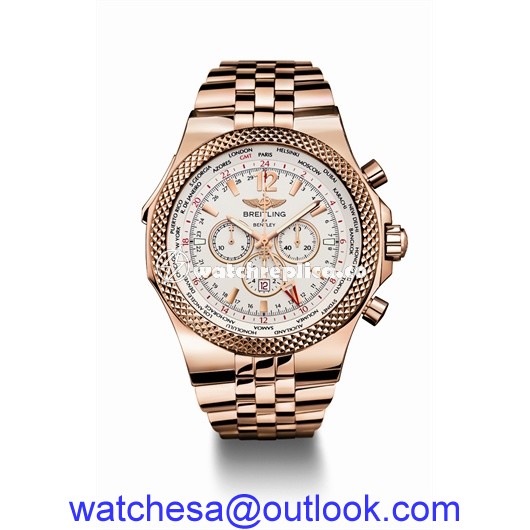 Breitling Breitling for Bentley GMT Gold / Silver R4736212.G665 Breitling Breitling for Bentley GMT Gold / Silver R4736212.G665