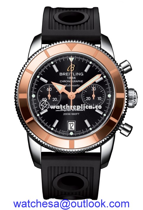 Breitling Superocean Heritage Chronograph 44 Red Gold / Black / Rubber U2337012.BB81.200S Breitling Superocean Heritage Chronograph 44 Red Gold / Black / Rubber U2337012.BB81.200S